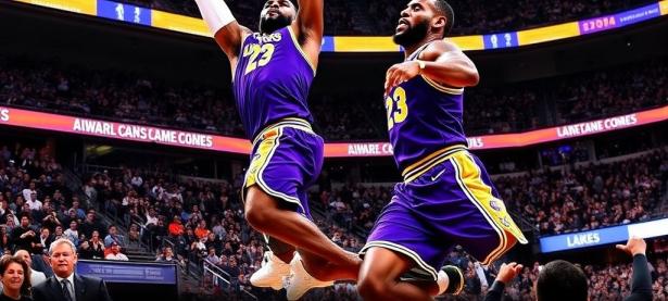 乐鱼体育官方登录入口-詹姆斯连续三场比赛砍下40+，领导湖人豪取三连胜