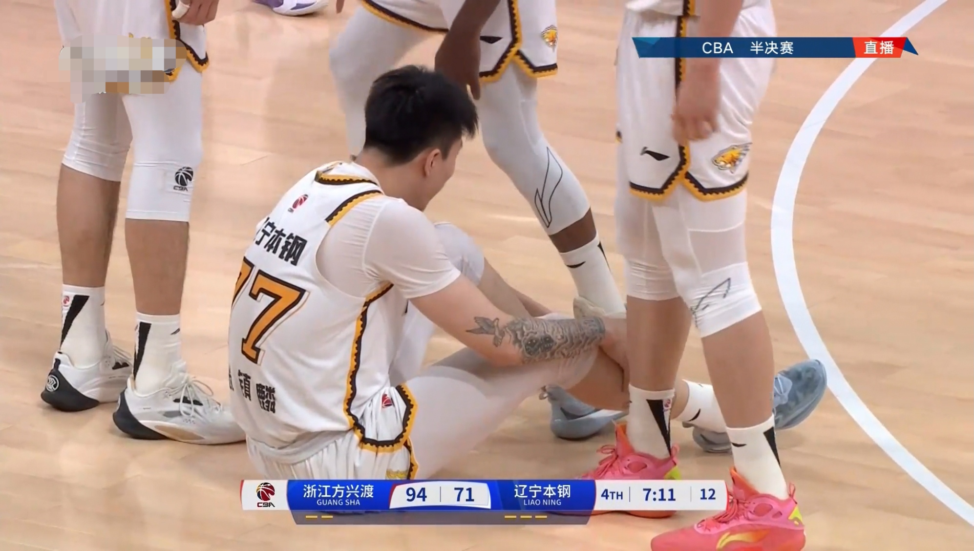 辽宁队成为本场最大亮点，CBA季后赛瞬间破防，进球
